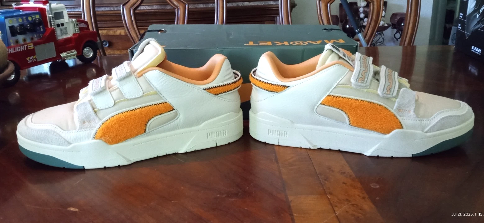 PUMA Slipstream Market Moon Rock White Swan 385592 01 Nuovo con scatola 10 5