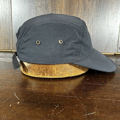 Vintage BMW Nylon Mütze Kappe Erwachsene schwarz verstellbarer Riemen Motorsport Logo 1990’s - Bild 2 von 8