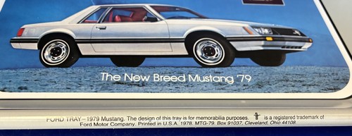 1979 Ford Motor Mustang Advertising Promotion Tray - Picture 4 of 12