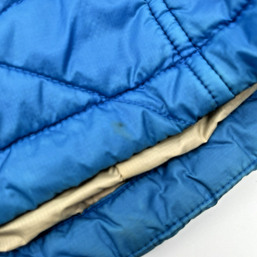 LL Bean Windbreaker Jacket Womens Large Teal Blue Hooded PrimaLoft Made in USA - Picture 13 of 13