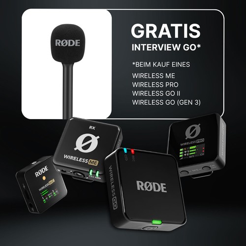 Rode Wireless Pro Funksystem Für kurze Zeit mit Interview GO Promo-Aktion - Bild 3 von 9