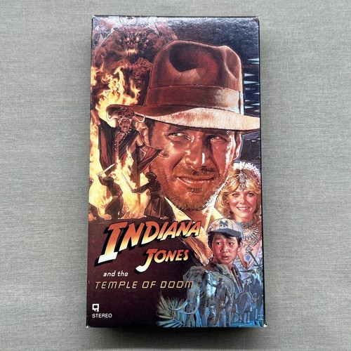 Indiana Jones Raiders Lost Ark / Temple Doom / Last Crusade (VHS x3 1980s Set) - Picture 11 of 20