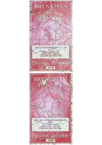 Antik 1928 Breneman-Sommers Co. Preisliste Fensterrollos Katalog Portland ODER - Bild 3 von 3