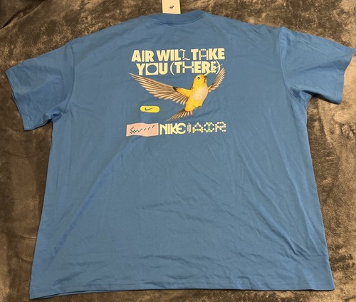 2XL Men NIKE AIR WILL TAKE YOU THERE MAX 90 LOOSE FIT ROYAL FV3714 406 - Picture 10 of 10