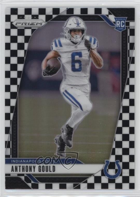 2024 Panini Prizm Rookies Black & White Checker Anthony Gould #305 Rookie RC g2u