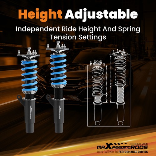 Maxpeedingrods Coilover Lowering Kit ADJUSTABLE Damping For VW GOLF R MK7 15-19 - Picture 9 of 17