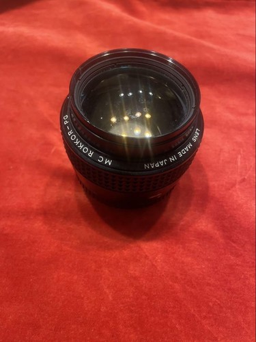 Minolta Mc-Rokkor PG 58mm F1.2 Hawk's Eye Prime Lens Early Model - Picture 2 of 6