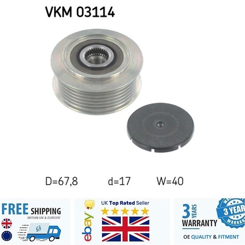 Alternator Freewheel Clutch For VW TRANSPORTER LT Volvo V70 S80 021903119K - Bild 1 von 3