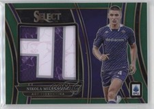 2023 Panini Select Serie A Jumbo Swatches Green Prizm 2/5 Nikola Milenkovic 0h28