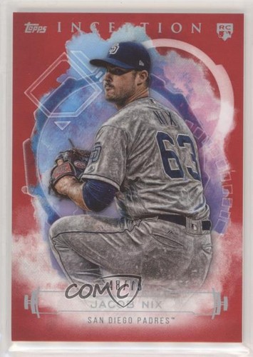 2019 Topps Inception Red /75 Jacob Nix #77 Rookie RC - Picture 1 of 4