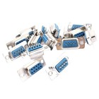 Lot de 15 DB9 DB-9 RS232 en série 9-broches Connecteur VGA femelle adaptateur