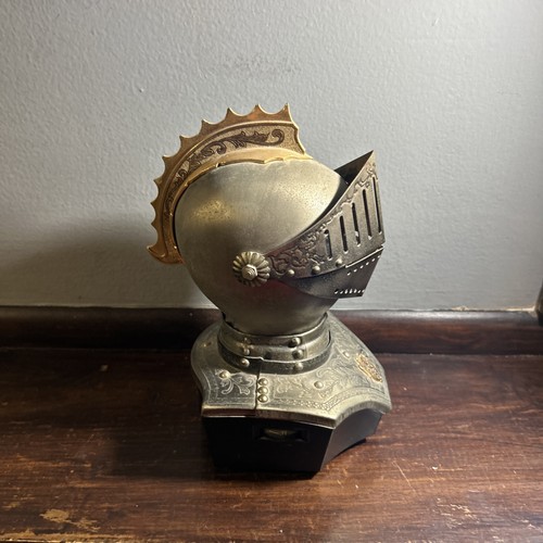 Vintage Midieval Knight Helmet Radio Metal Chevalier Made in Japan Tested Works! - Picture 3 of 11