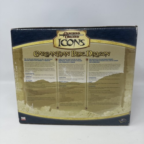 Dungeons and Dragons Gargantuan Blue Dragon Icons Miniature 2007 New Sealed - Picture 2 of 6
