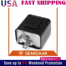 2-Pin Adjustable LED Flasher Relay Turn Signal Blinker 12V Light for Azqjbknjbod