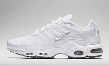 Nike Air Max Plus TN Tuned Triple White Black Cool Grey 604133-139 Men's Vintage