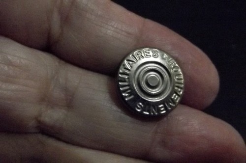 Aluminium Verbal Button - "Militaires Equipements" (4813) - Bild 2 von 3