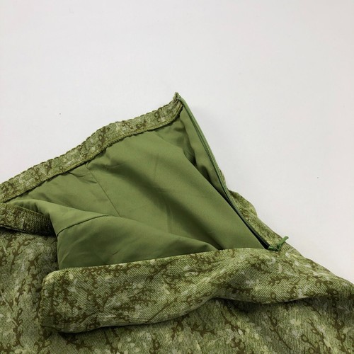 J.Jill A-Line Large (Fits 37 In) Women's Hook Zip Flat Lined Skirt Green - Picture 5 of 14