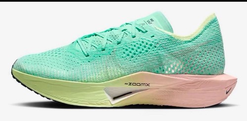 Nike ZoomX VaporFly Next% 3 'Mint Foam Sunset Tint' HQ3505-379 Women's Size 10.5 - 第 1/5 張圖片