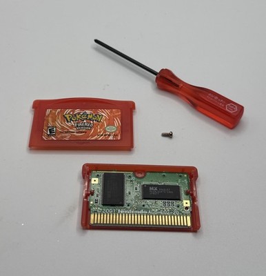 Pokemon Fire Red Nintendo Game Boy Advance GBA Authentic Cartridge Tested Saves