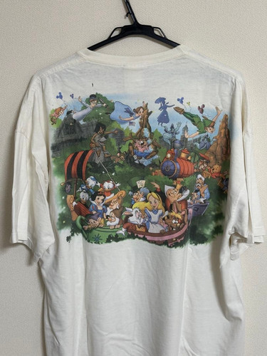 rare  Vintage 90s Disney Walt Disney World Magic Kingdom T Shirt Mickey Mouse  L by Disney, $89.99 - Photo 4