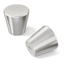 25 Pack Brushed Nickel Cabinet Knobs Silver Dresser Knobs Small Drawer Pulls ...