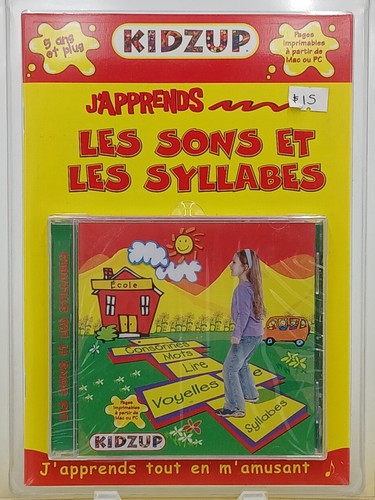 J'apprends Les Sons Et Les Syllabes CD by Kidzup FKCD-030395 - Picture 1 of 2