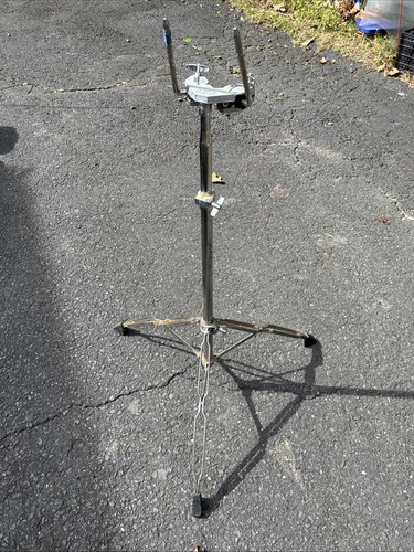 1980s TAMA DOUBLE TOM HOLDER ON STAND MADE IN JAPAN - Picture 11 of 15