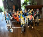 Vintage Gi Joe Figure Lot 1985 - 1992 X’s 14 Figures & Accessories See $1 Bid