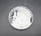 N CAROLINA State Proof Coin 1 Troy Oz .925 Fine Sterling Silver Medal Round 33g