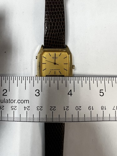 Orologio Seiko Vintage Uomo Tono Oro Quadrante Oro Analogico Digitale Ricambi Non Funzionante - Foto 4 di 9