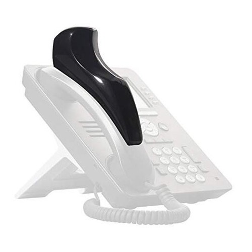 II Phone Shoulder Rest, Landline Office Telephone Accessory with Nonslip Black