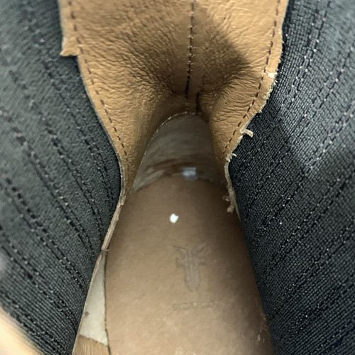Nuevas botas al tobillo Frye Sacha de cuero marrón envejecido Western Chelsea talla 8B - Imagen 10 de 14