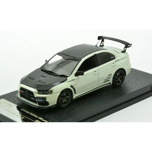 MITSUBISHI LANCER EVO X 2011 PEARL WHITE 1:43 Vitesse Auto Stradali Modellino Nu - Immagine 2 di 3
