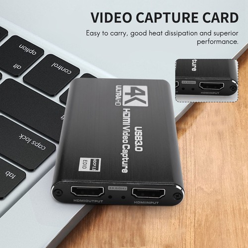 Audio Video Capture Card, 4K USB 3.0 Capture Adapter Video Converter for6309 - Afbeelding 5 van 10