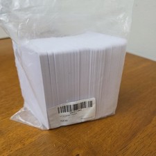100 Pack Blank PVC CARDS CR80 30 Mil Graphic Quality