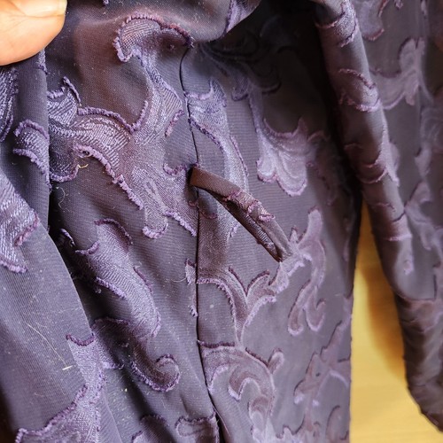 Victoria's Secret Long Purple Vintage Mesh Sheer Robe Dress Gold Label - Picture 5 of 7