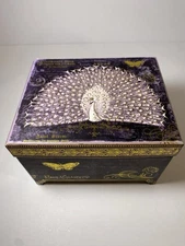 Punch Studio Keepsake Music Box with (2) 4 Oz. Jasmine Bar Soap Gift Set New