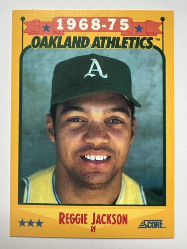 1988 Score - Reggie Jackson #500