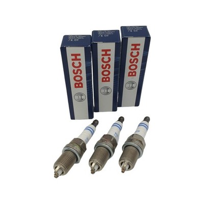 3x BOSCH FR7HC Zündkerzen 0242236565 für VW FOX 5Z 05-12 POLO 6R 6C 09-14 9N