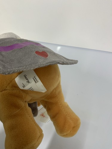 Disney Store George’s Day Winnie The Pooh Beanie Soft Toy Plush 24cm NEW - Picture 8 of 8