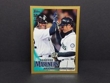2010 Topps #515 Mariners History (Griffey, Ichiro) - Gold Border (1807/2010)