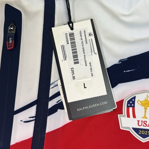 2025 Ryder Cup Bethpage Black Men’s RLX Ralph Lauren Stretch Zip 3/4 Pullover⛳️ - Picture 7 of 13