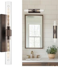 Bathroom Vanity Light Fixture, 2-Light Oil Rubbed Bronze Wall Sconce Lighting