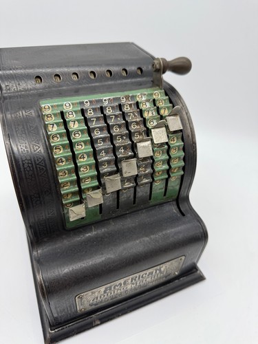American Adding Machine Rechenmaschine Sammlung calculator Antik Arithmometer - Afbeelding 4 van 9