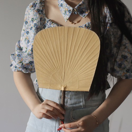 Hefeng Fan Japanese Decorations Handmade Traditional Fans Handheld - Bild 6 von 12
