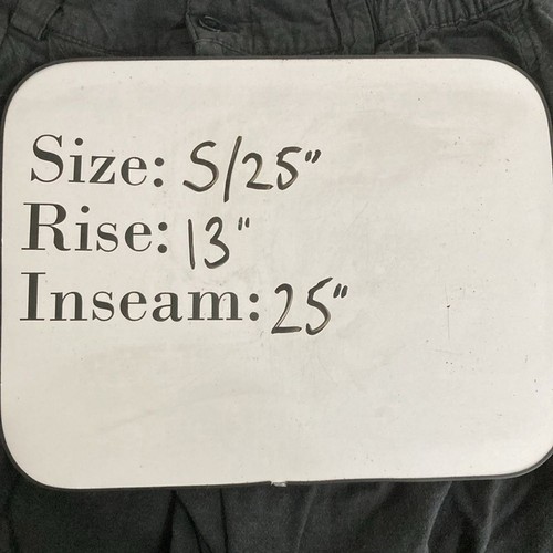 Pantalones pequeños para mujer Urban Outfitters plisados cintura alta negros mezcla de algodón - Imagen 7 de 8