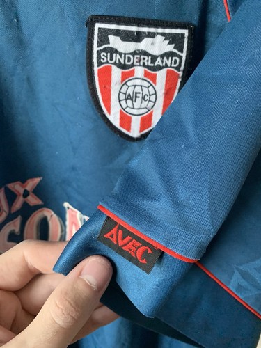 Sunderland - 1994/95 Avec Away Football Shirt - 4/10 (Men’s Size XL) - Picture 9 of 12
