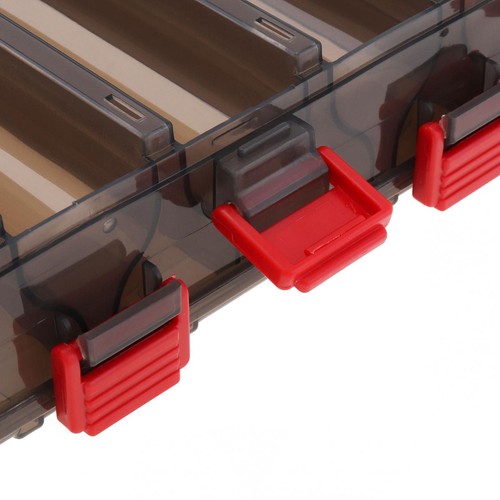 Double Side 10 Compartments Minnow Shrimp Bait Hard Lures Storage with Air Hole - Picture 9 of 10