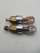 2pcs Vintage Flex-Ace Chicago 80000 Cam Lock Tubular Barrel Cylinder 2 Keys 9A2