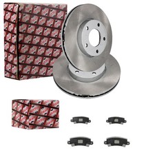 ASHIKA Discos de Freno 269mm + Pastillas Traseras Apto para Toyota Corolla E12